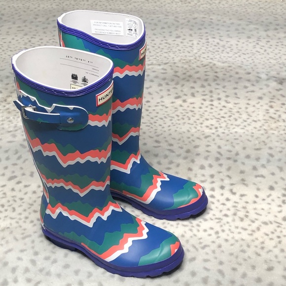 Hunter Originals Big Kid Electric Storm Rain Boot - Picture 2 of 10